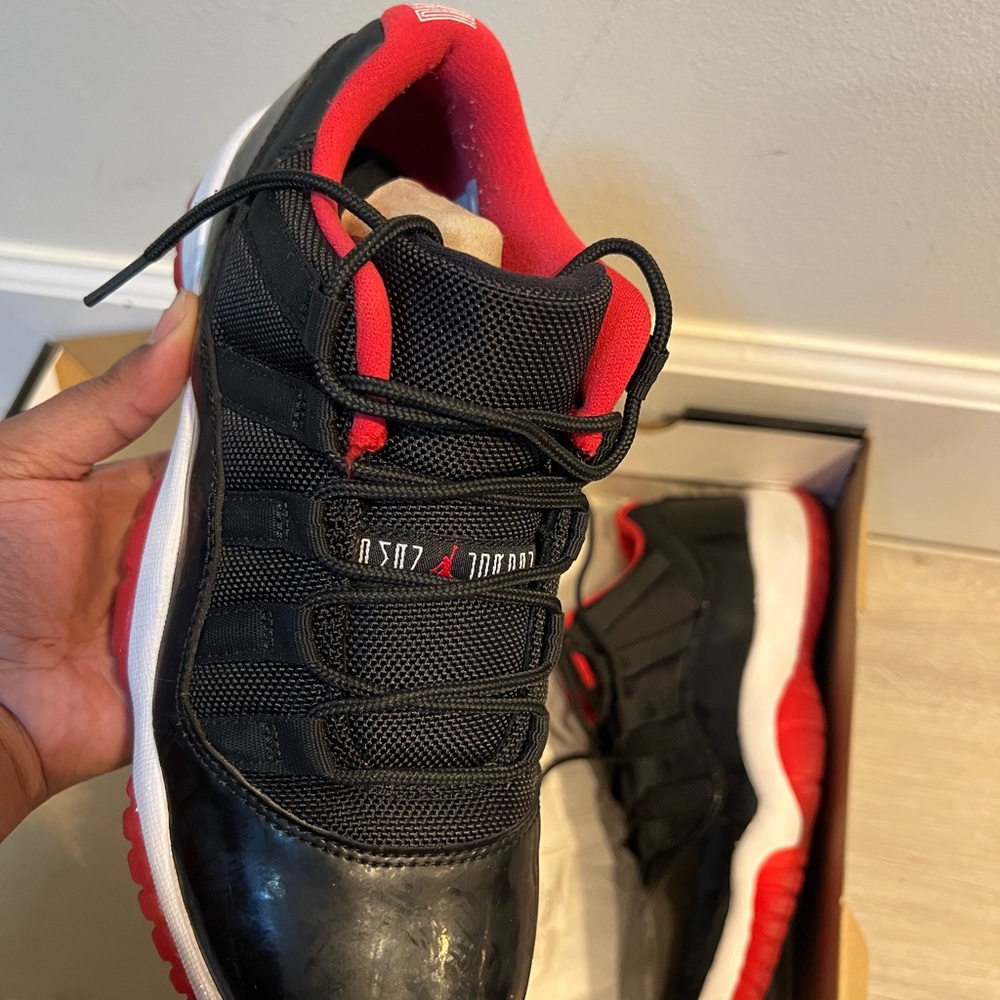Jordan Retro Low Black and Red Sneakers